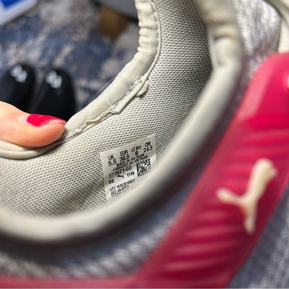Puma Bright Rose & Gray Pacer Next Excel Running Lace-Up Sneakers Size 8 - Picture 11 of 12
